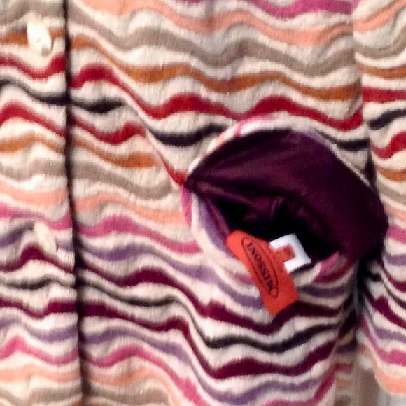 On SALE! Uber Rare Vintage Missoni Reversible Long Coat - Picture 3 of 6